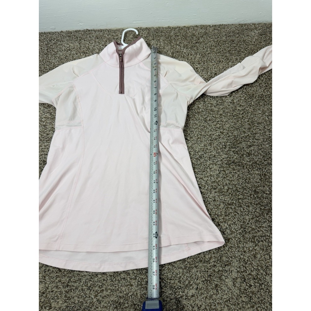 Lululemon Run Turn Around 1/2 Zip Long Sleeve Pink Women's Size 6 Medium - Picture 7 of 8